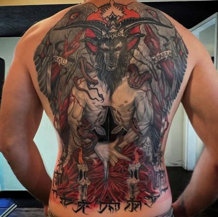 tattoos/ - Billy Williams Satanic Backpiece  - 144648